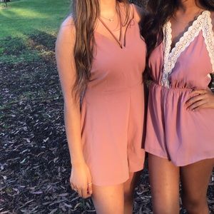 Mauve Romper